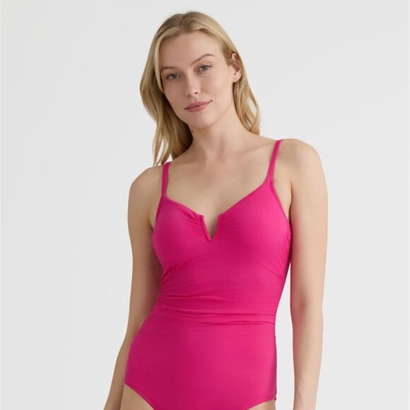 Time and Tru V Wire One Piece Swimsuit - Picture 1 of 3